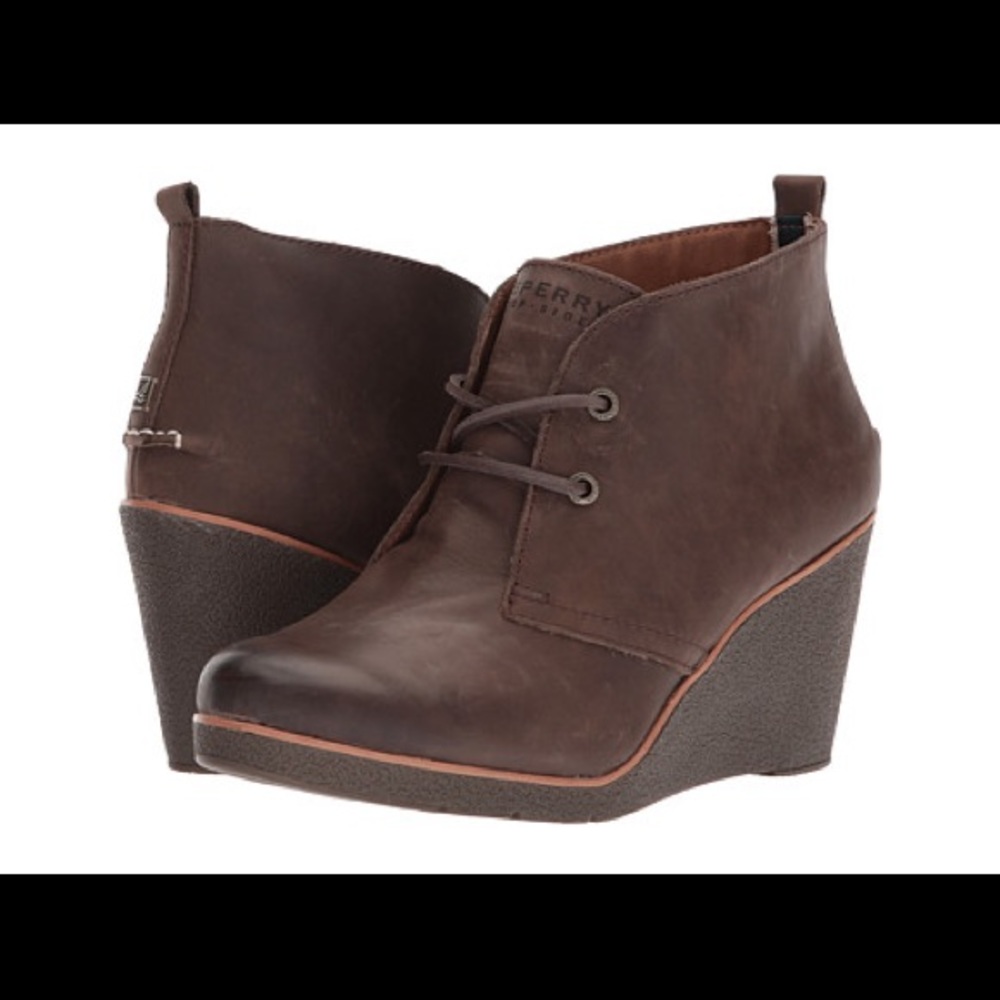 Sperry Harlow Wedge Booties